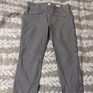 GAP Monochrome Gingham Check Pants
